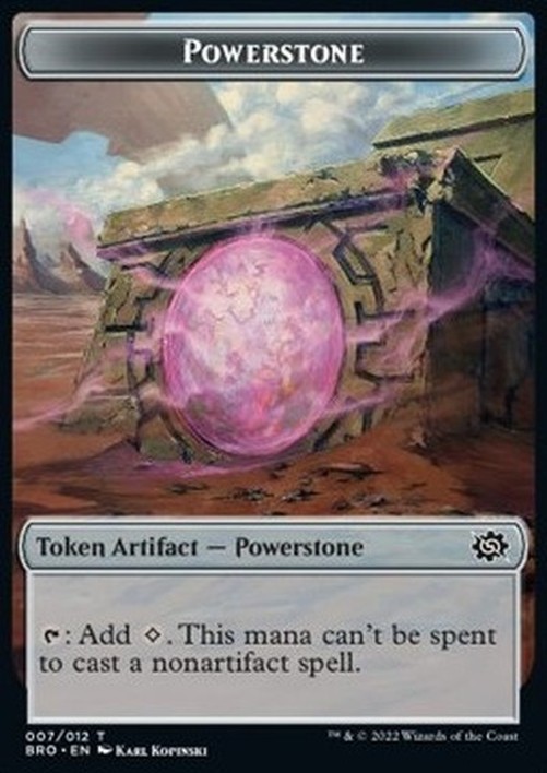 Magic: The Gathering Powerstone Token // Scrap Token