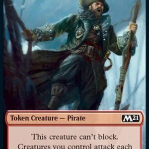 Magic: The Gathering Pirate Token (R 1/1) // Treasure Token