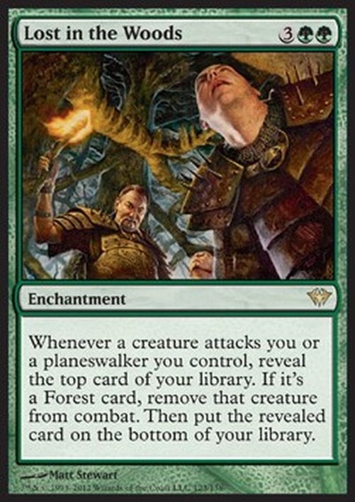 Magic: The Gathering 4URS Lost in the Woods