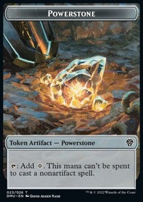 Magic: The Gathering Powerstone Token // Saproling Token (G 1/1)