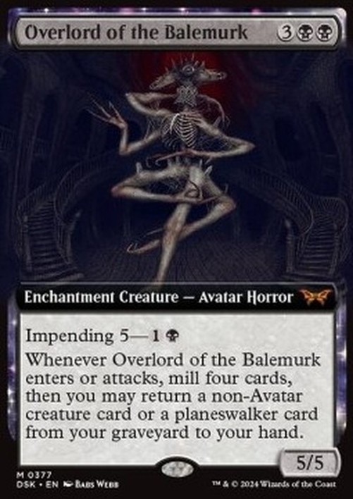 Magic: The Gathering Overlord of the Balemurk (V.3)