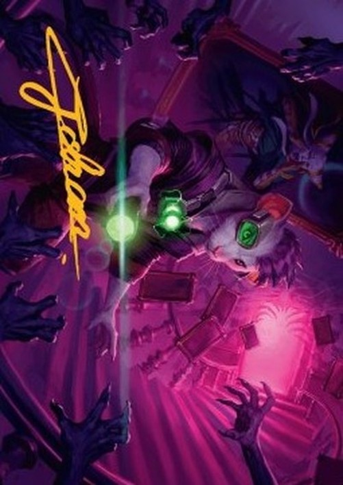 Magic: The Gathering Art Series: Nashi, Searcher in the Dark (V.2)