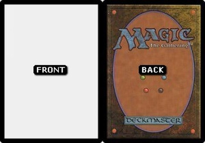 Magic: The Gathering Black Border Filler Card