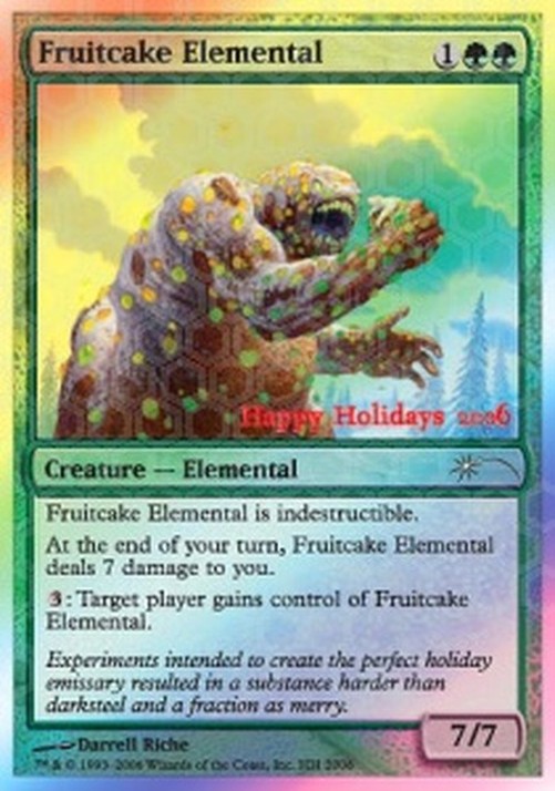 Magic: The Gathering Fruitcake Elemental
