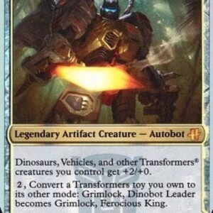 Magic: The Gathering Grimlock, Dinobot Leader / Grimlock, Ferocious King