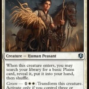 Magic: The Gathering Ambitious Farmhand // Seasoned Cathar