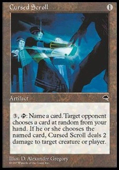 Magic: The Gathering Cursed Scroll