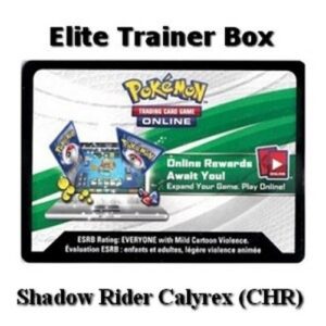 Pokemon Online Code Card (Shadow Rider Calyrex Elite Trainer Box)