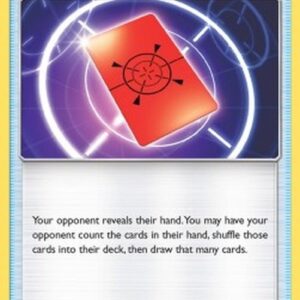 Pokemon Peeking Red Card