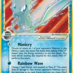 Pokemon Mew Gold Star δ Delta Species