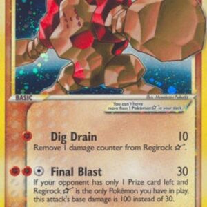 Pokemon Regirock Gold Star