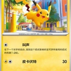 Pokemon Pikachu S-Chinese