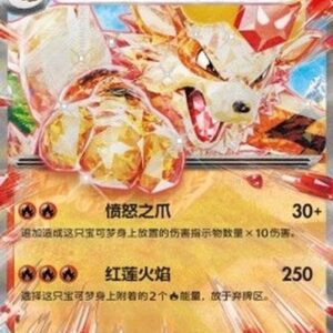 Pokemon Arcanine ex S-Chinese