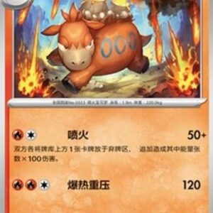 Pokemon Camerupt S-Chinese