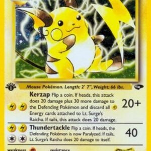 Pokemon Lt. Surge's Raichu