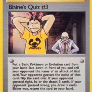 Pokemon Blaine's Quiz #3