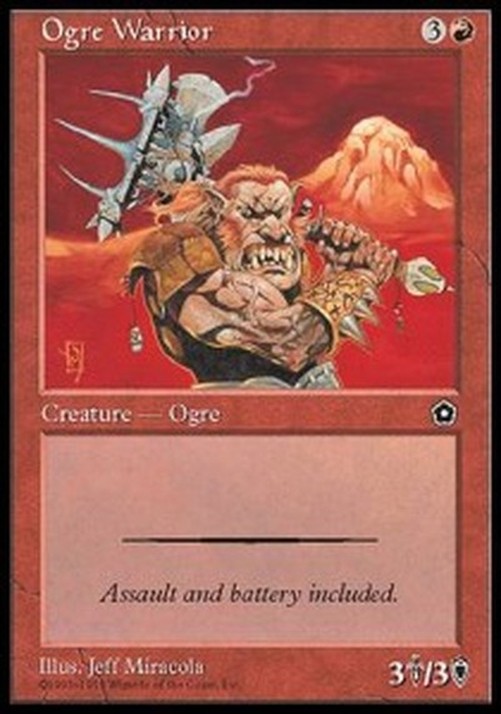 Magic: The Gathering Ogre Warrior