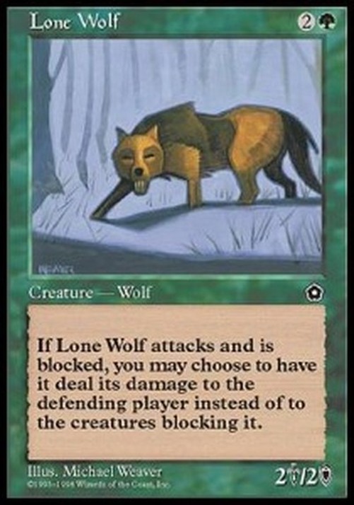 Magic: The Gathering TLM-JP Lone Wolf