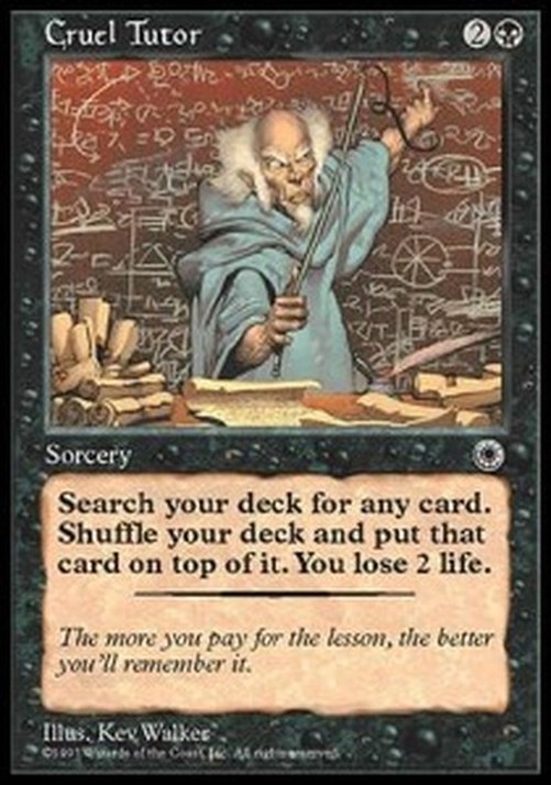 Magic: The Gathering Cruel Tutor