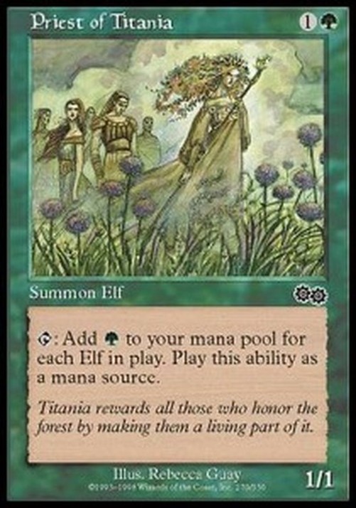 Magic: The Gathering Priest of Titania