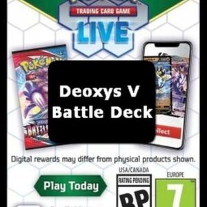 Pokemon Live Code Card (Deoxys V Battle Deck)