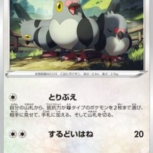 Pokemon Pidove Japanese