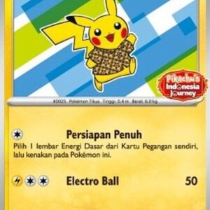 Pokemon Pikachu Wearing a Batik Shirt (SV-P/ID 155) Indonesian