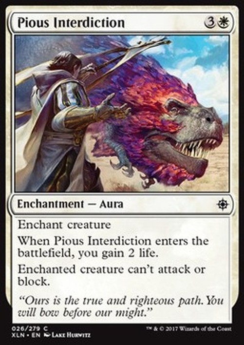 Magic: The Gathering Pious Interdiction