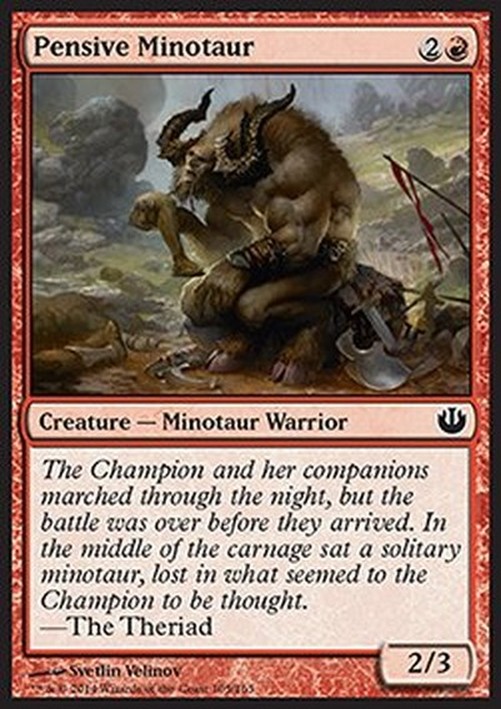 Magic: The Gathering Pensive Minotaur