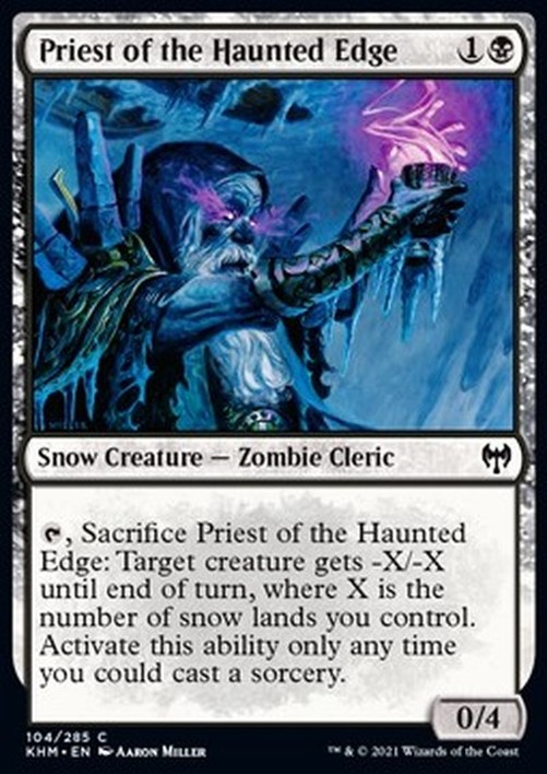 Magic: The Gathering Priest of the Haunted Edge