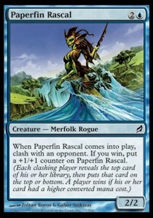 Magic: The Gathering Paperfin Rascal