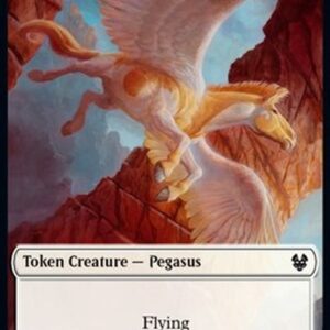 Magic: The Gathering Pegasus Token (W 2/2) // Illusion Token (U */*)