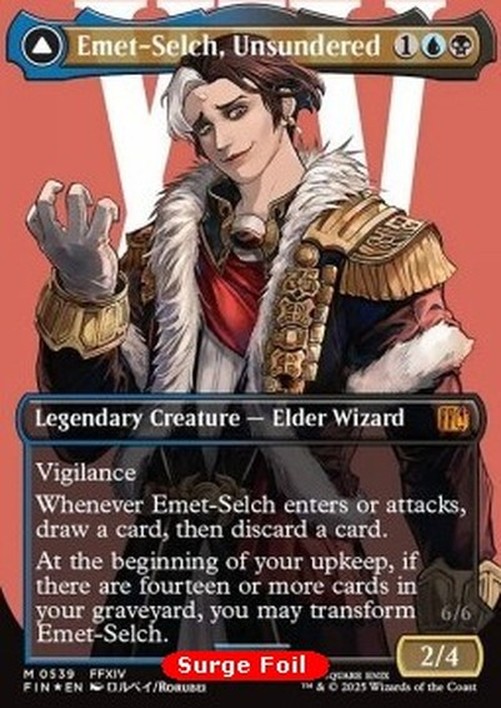 Magic: The Gathering Emet-Selch, Unsundered // Hades, Sorcerer of Eld (V.3)