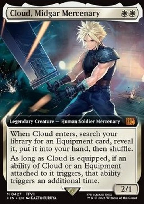 Magic: The Gathering Cloud, Midgar Mercenary (V.2)