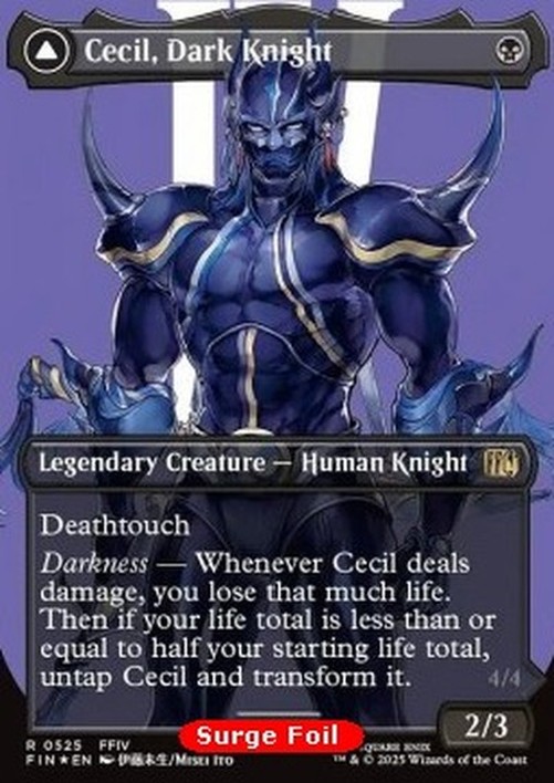 Magic: The Gathering Cecil, Dark Knight // Cecil, Redeemed Paladin (V.3)