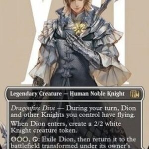 Magic: The Gathering Dion, Bahamut's Dominant // Bahamut, Warden of Light (V.3)