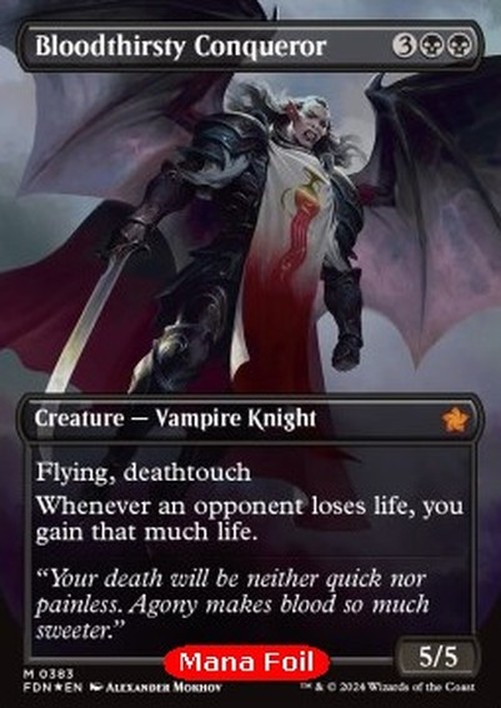 Magic: The Gathering Bloodthirsty Conqueror (V.2)