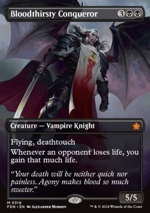 Magic: The Gathering Bloodthirsty Conqueror (V.1)