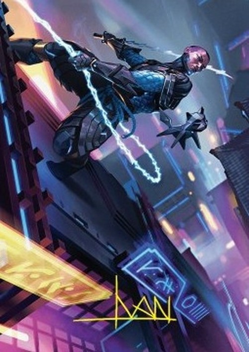Magic: The Gathering Art Series: Kaito, Cunning Infiltrator (V.2)