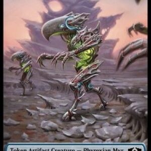 Magic: The Gathering Phyrexian Myr Token (A 2/1) // Dinosaur Token (G */*)