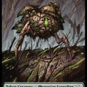 Magic: The Gathering Phyrexian Saproling Token (G 1/1) // First Mate Ragavan Token (R 2/1)