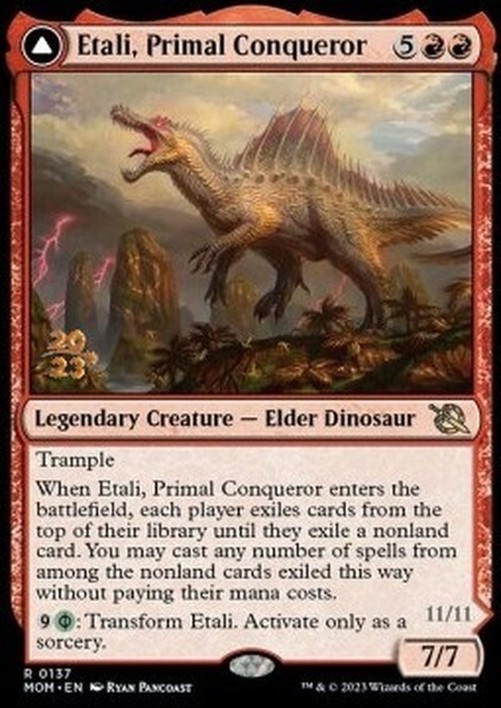 Magic: The Gathering Etali, Primal Conqueror // Etali, Primal Sickness (V.1)