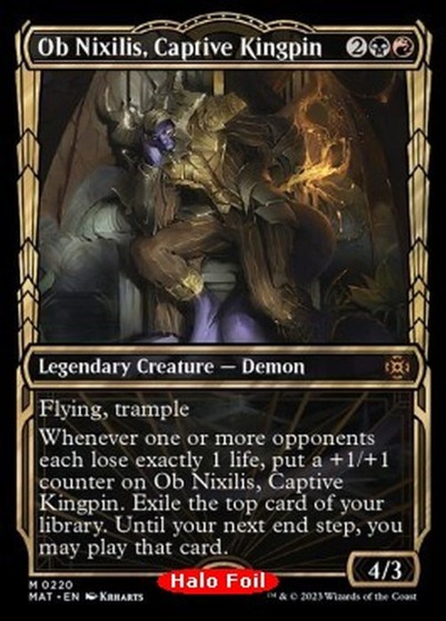 Magic: The Gathering Ob Nixilis, Captive Kingpin (V.4)