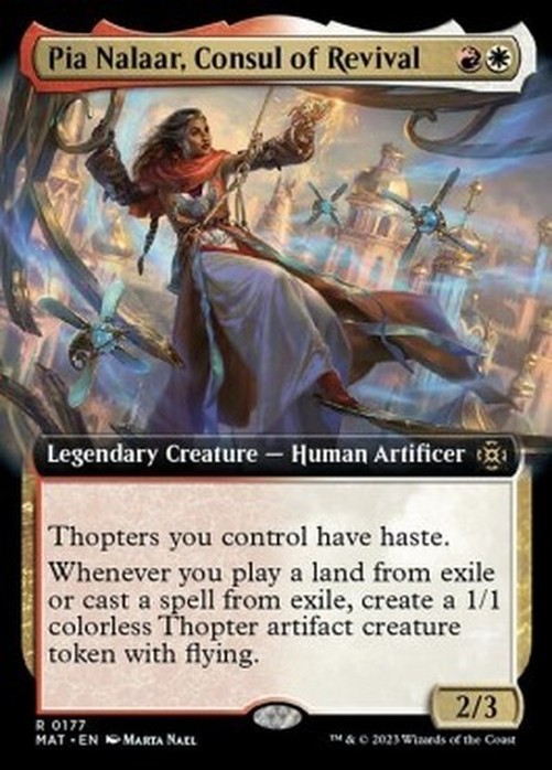 Magic: The Gathering Pia Nalaar, Consul of Revival (V.3)
