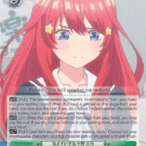 Weiß Schwarz 5HY/Awkward Atmosphere, Itsuki Nakano (V.1 - Rare)