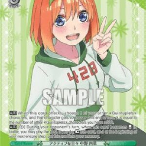 Weiß Schwarz 5HY/Active Lifestyle, Yotsuba Nakano (V.2 - Feature Rare)