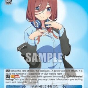 Weiß Schwarz 5HY/Inherent Kindness, Miku Nakano (V.2 - Super Rare)