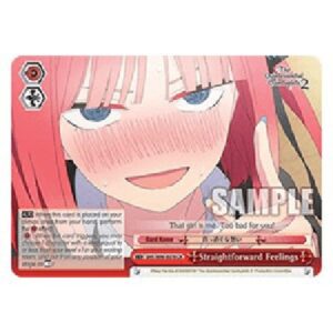 Weiß Schwarz 5HY/Straightforward Feelings (V.1 - Climax Rare)