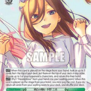 Weiß Schwarz 5HY/Pure Wish, Miku Nakano (V.1 - Rare)