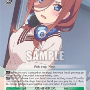 Weiß Schwarz 5HY/Like Cats and Dogs, Miku Nakano (V.1 - Uncommon)